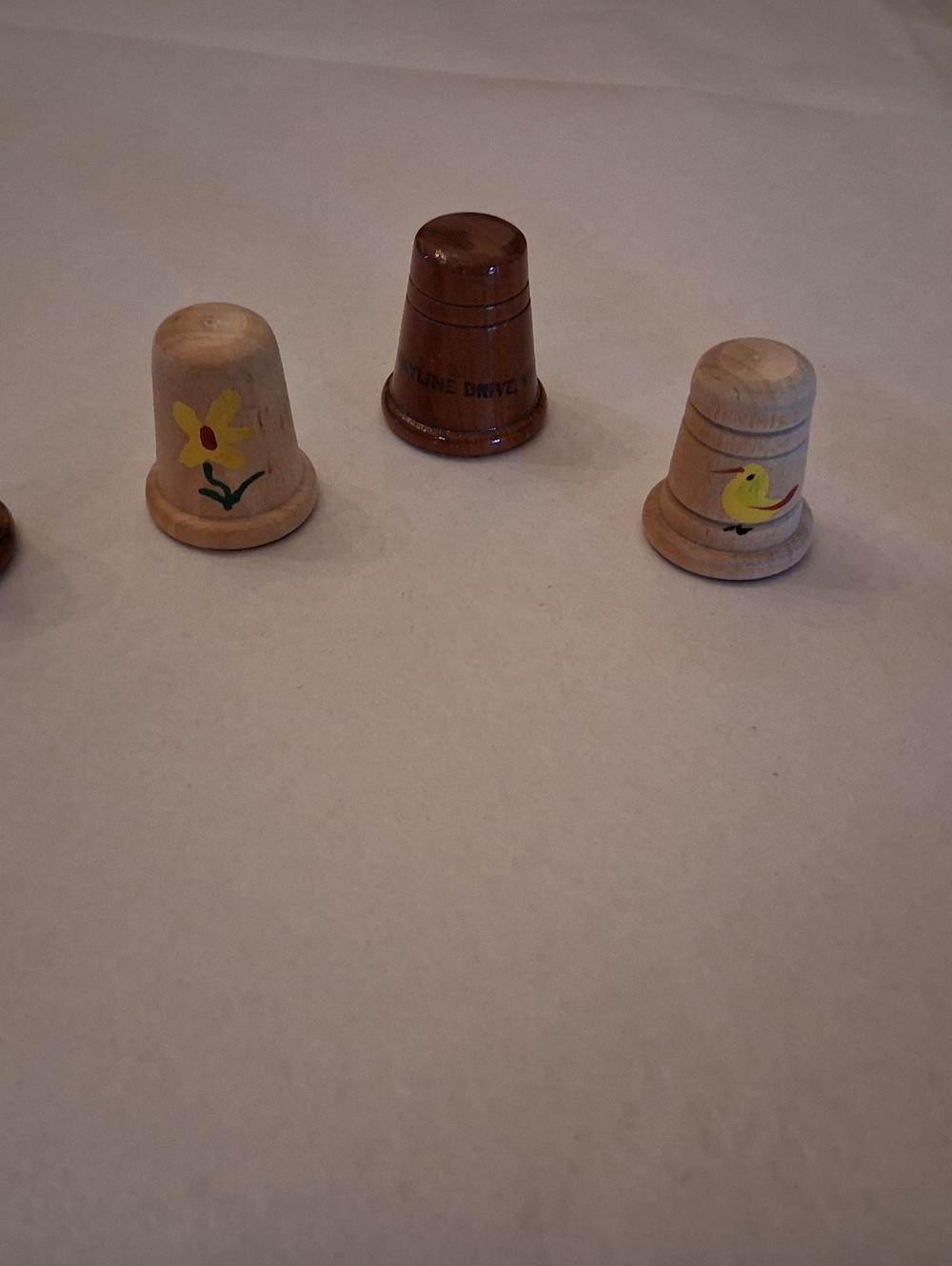 Vintage Wooden Thimble Bundle - Picture 3 of 15